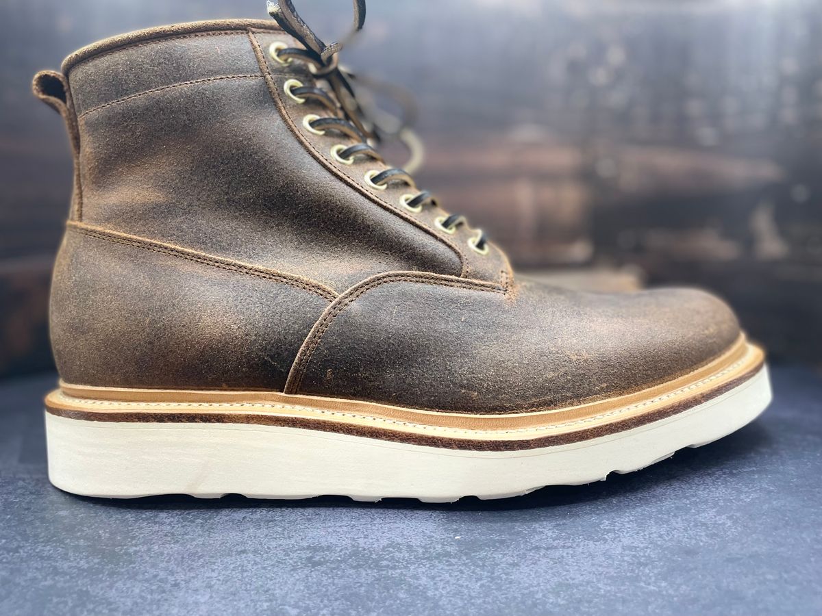 Photo by btstewart on October 1, 2024 of the Viberg Scout Boot in Rawhide Waxy Commander - Charles F. Stead & Co Ltd..