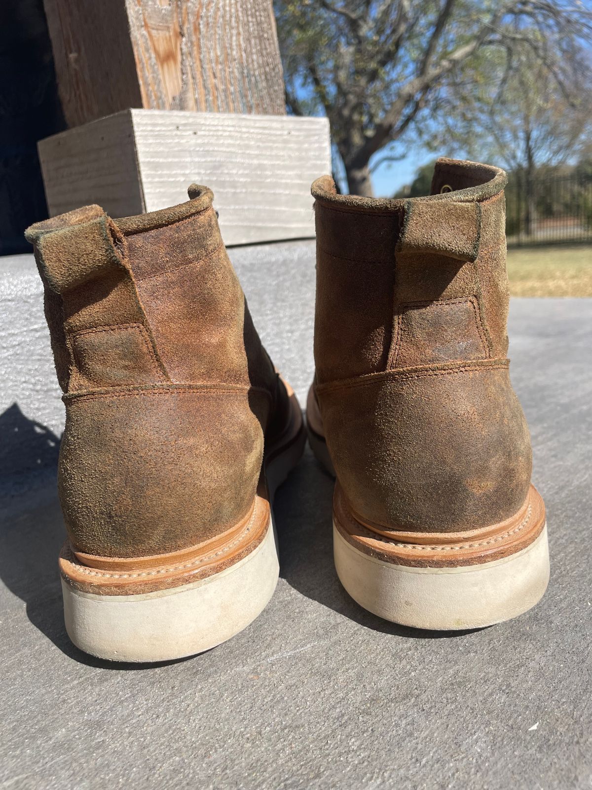 Photo by btstewart on November 1, 2024 of the Viberg Scout Boot in Rawhide Waxy Commander - Charles F. Stead & Co Ltd..