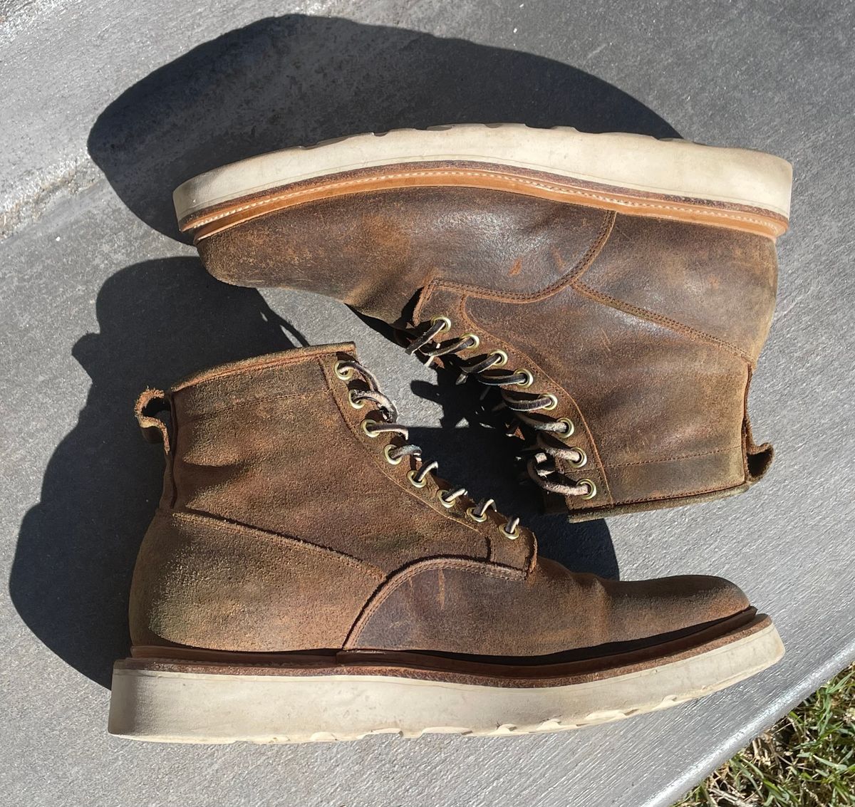 Photo by btstewart on November 1, 2024 of the Viberg Scout Boot in Rawhide Waxy Commander - Charles F. Stead & Co Ltd..