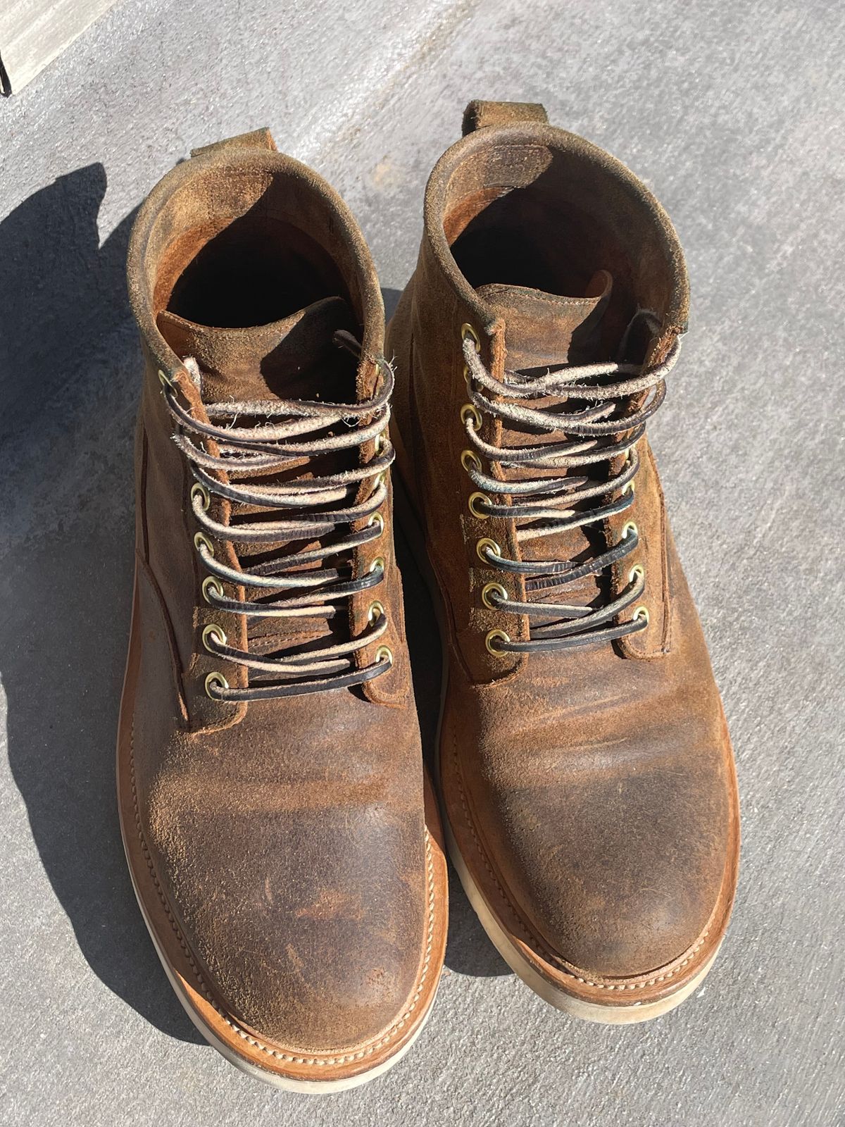 Photo by btstewart on November 1, 2024 of the Viberg Scout Boot in Rawhide Waxy Commander - Charles F. Stead & Co Ltd..