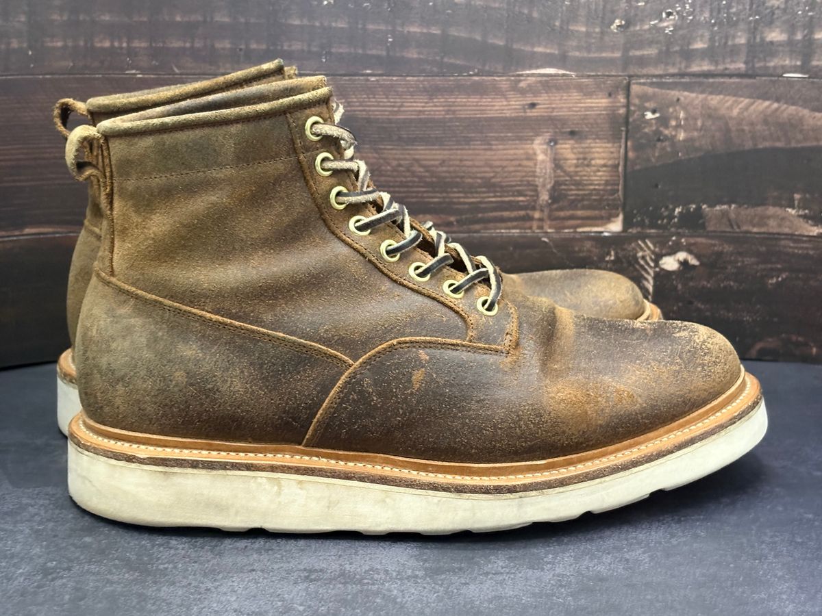 Photo by btstewart on December 5, 2024 of the Viberg Scout Boot in Rawhide Waxy Commander - Charles F. Stead & Co Ltd..