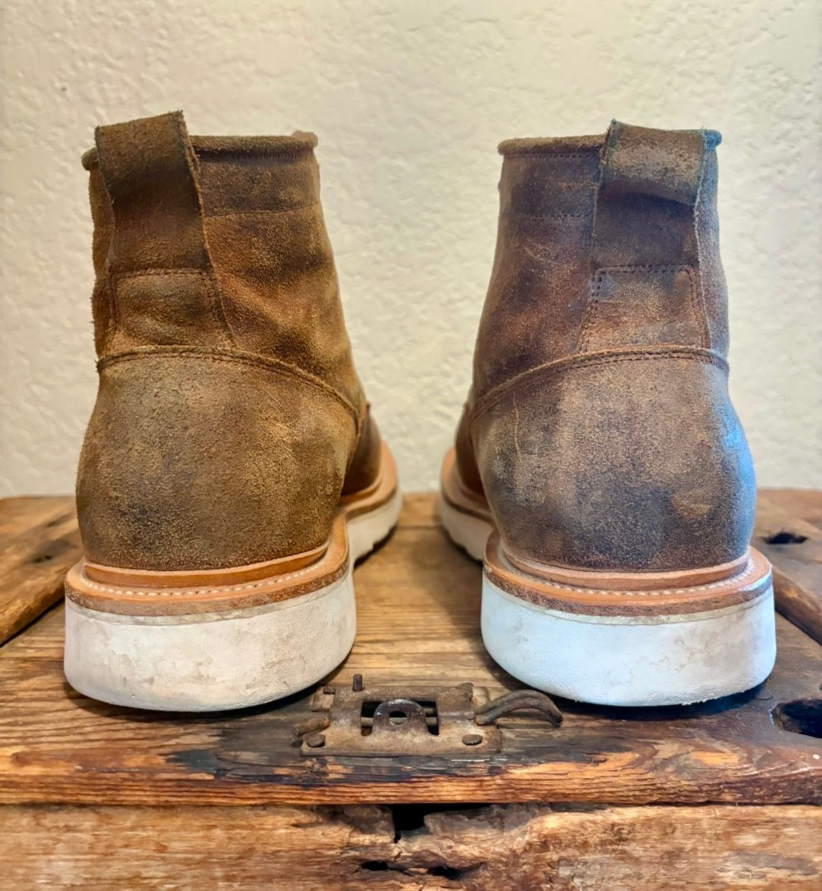 Photo by btstewart on January 5, 2025 of the Viberg Scout Boot in Rawhide Waxy Commander - Charles F. Stead & Co Ltd..