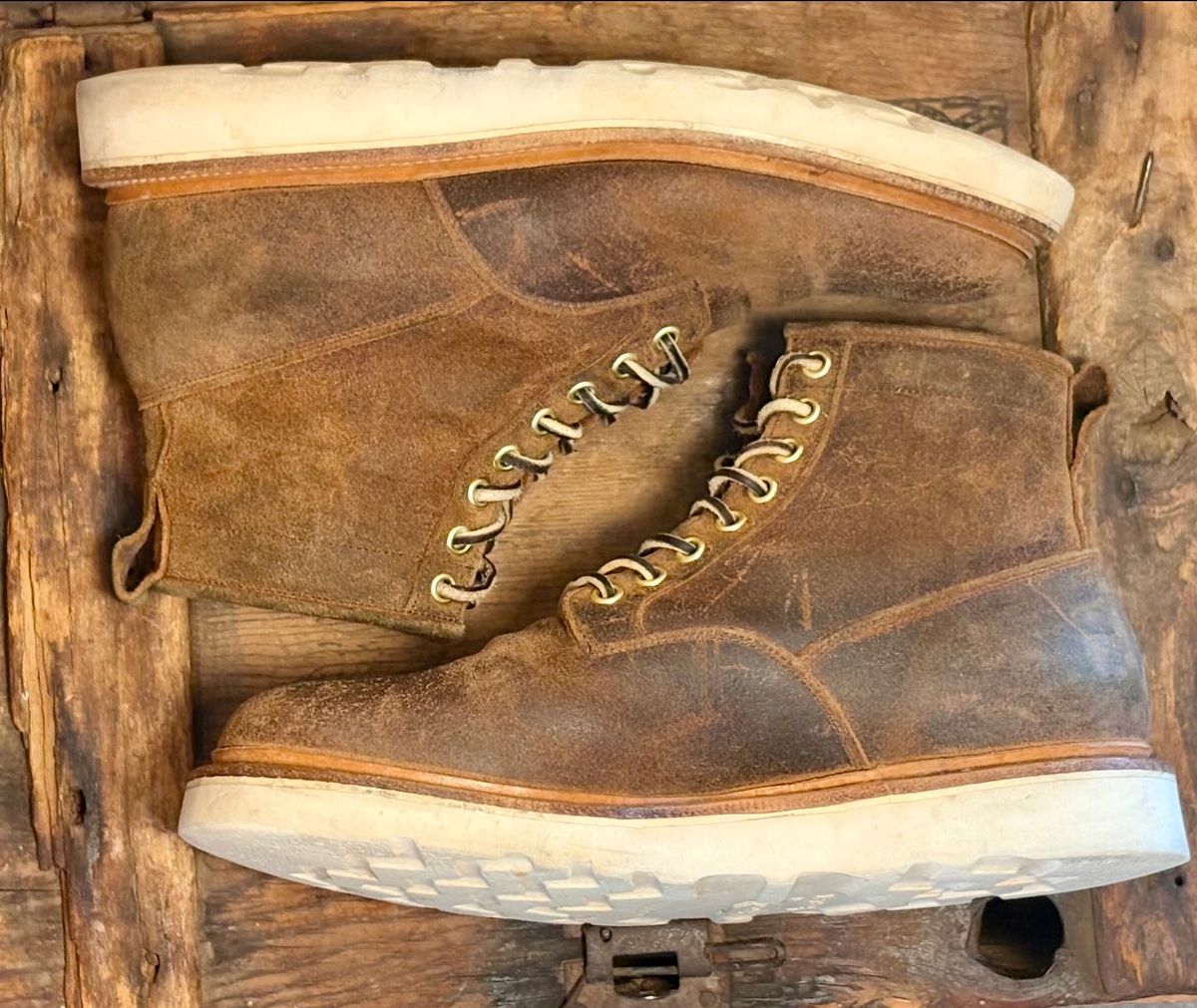 Photo by btstewart on January 5, 2025 of the Viberg Scout Boot in Rawhide Waxy Commander - Charles F. Stead & Co Ltd..