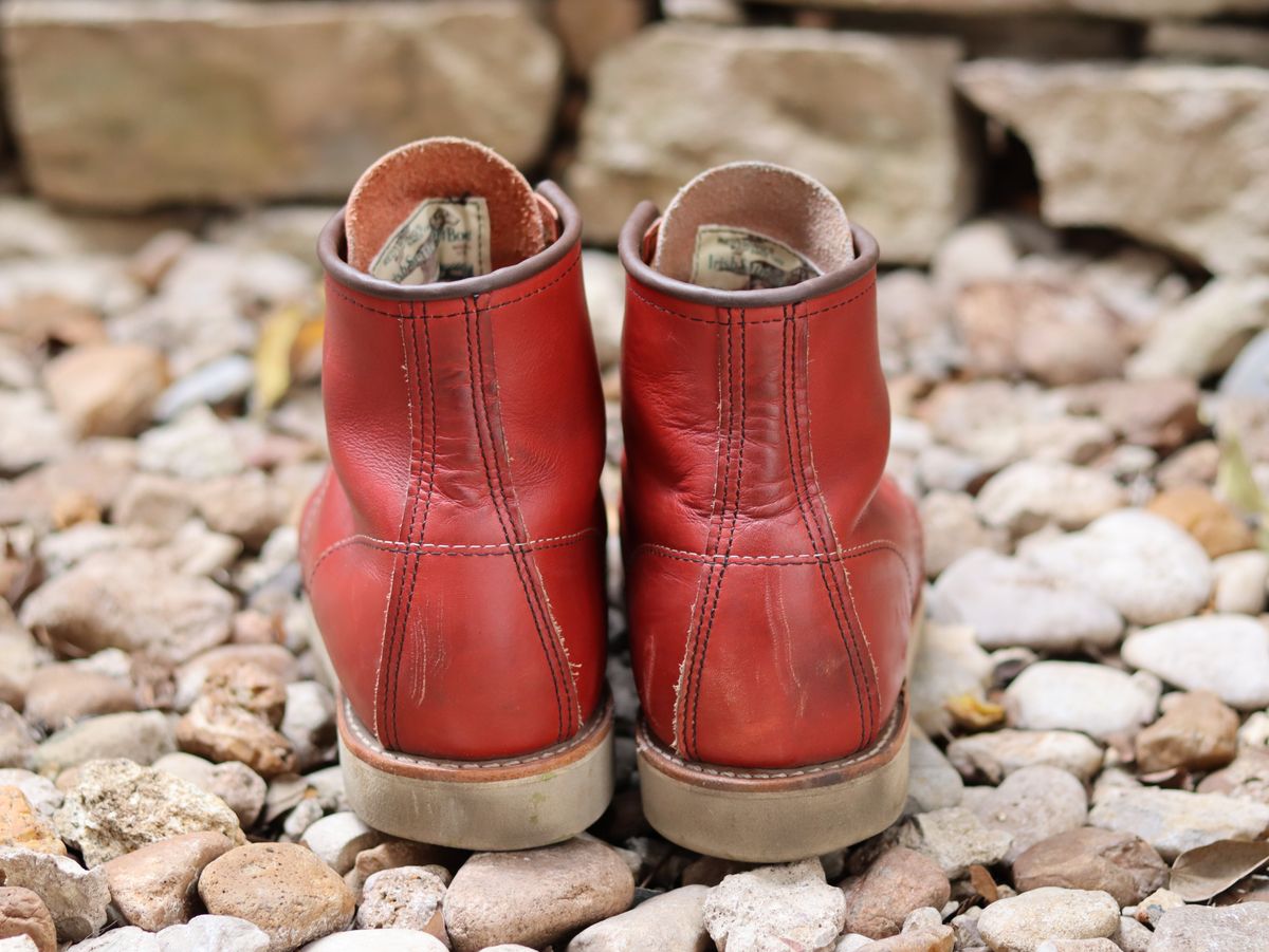 Photo by stepped_in_dookie_again on January 2, 2025 of the Red Wing 6-Inch Classic Moc in S.B. Foot Oro-Russet Portage.