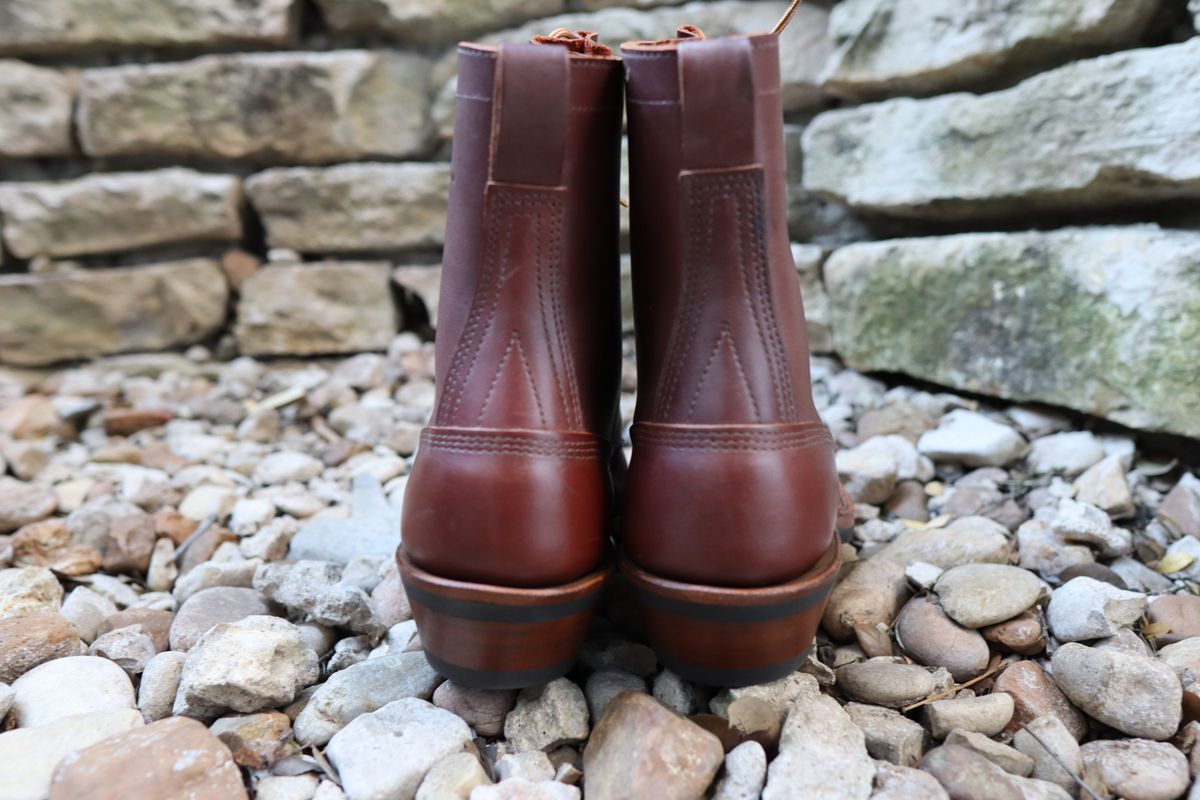 Photo by stepped_in_dookie_again on October 9, 2024 of the White's Packer in Seidel Red Dog Oil Tan.