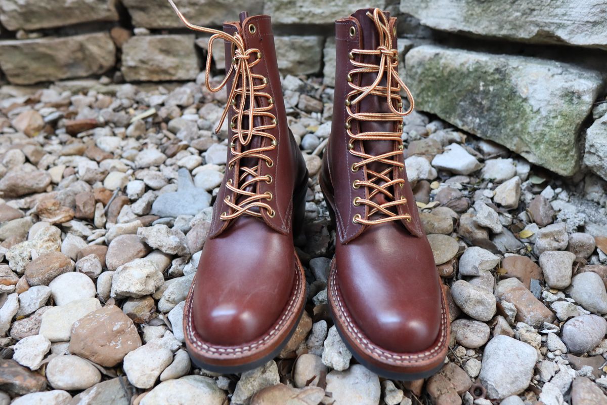 Photo by stepped_in_dookie_again on October 9, 2024 of the White's Packer in Seidel Red Dog Oil Tan.