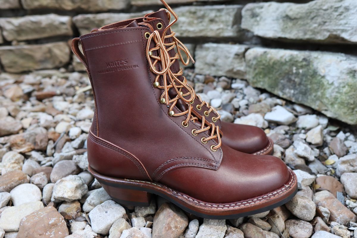 Photo by stepped_in_dookie_again on October 9, 2024 of the White's Packer in Seidel Red Dog Oil Tan.