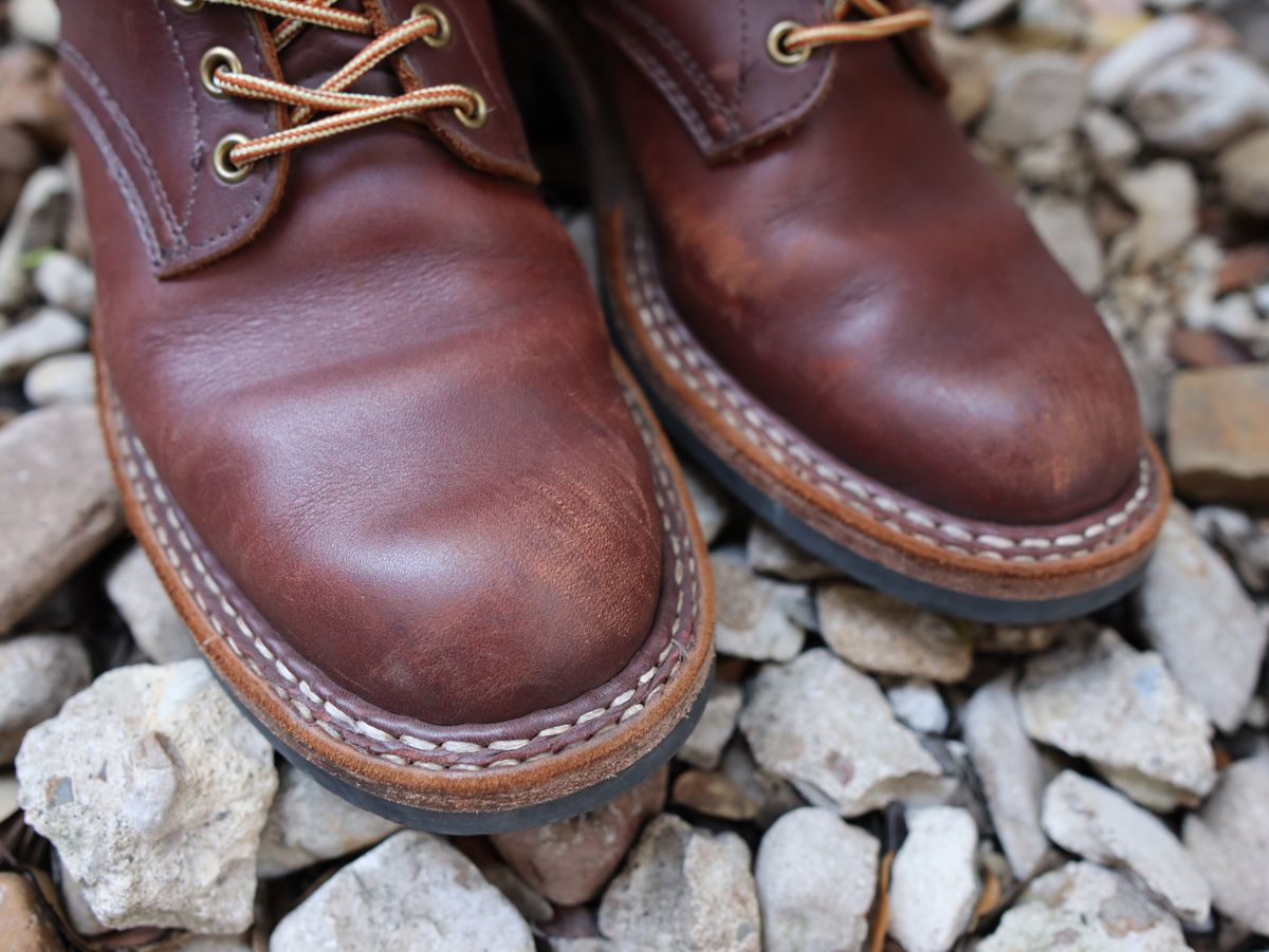 Photo by stepped_in_dookie_again on December 2, 2024 of the White's Packer in Seidel Red Dog Oil Tan.