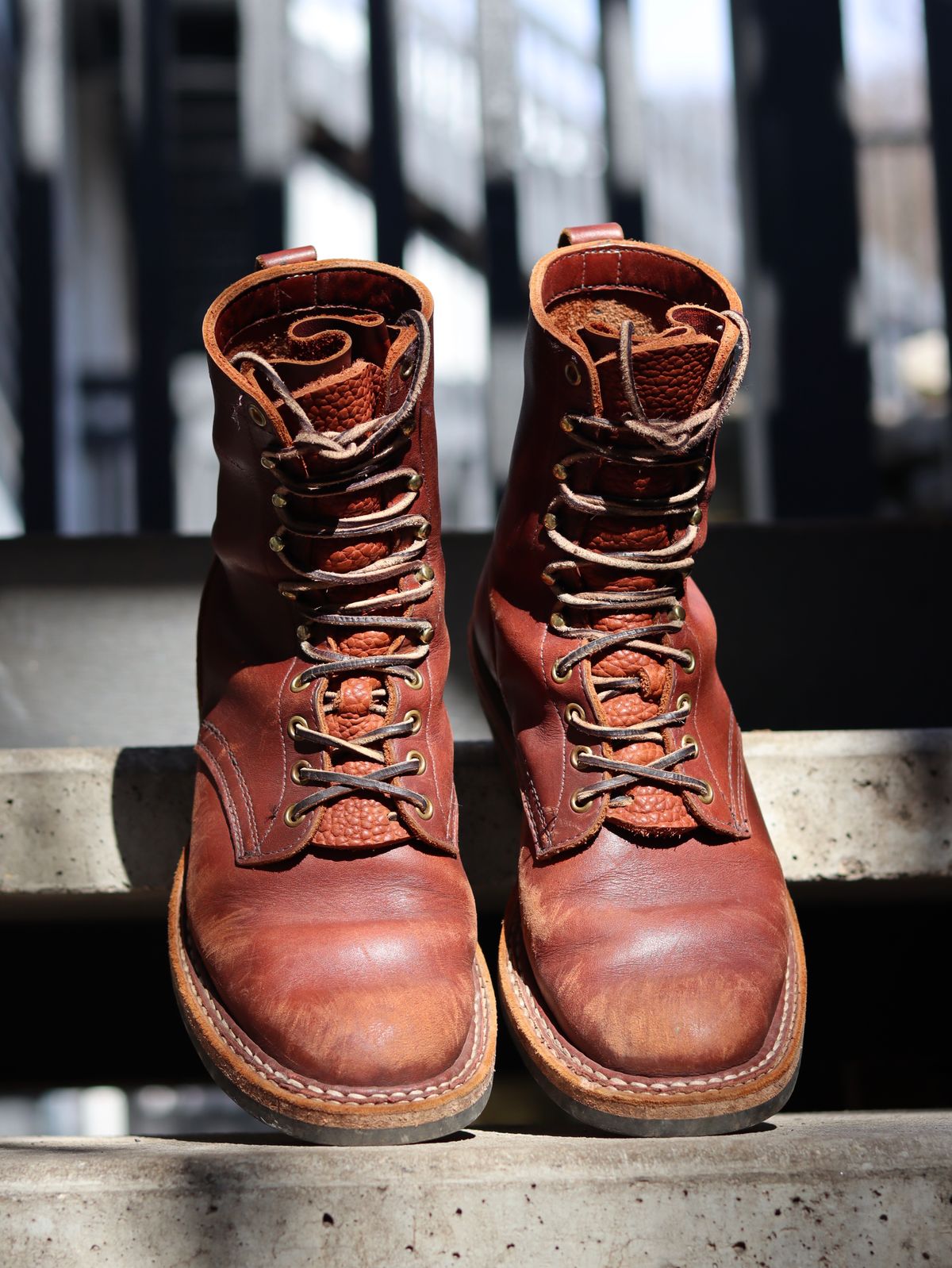 Photo by stepped_in_dookie_again on February 4, 2025 of the White's Packer in Seidel Red Dog Oil Tan.