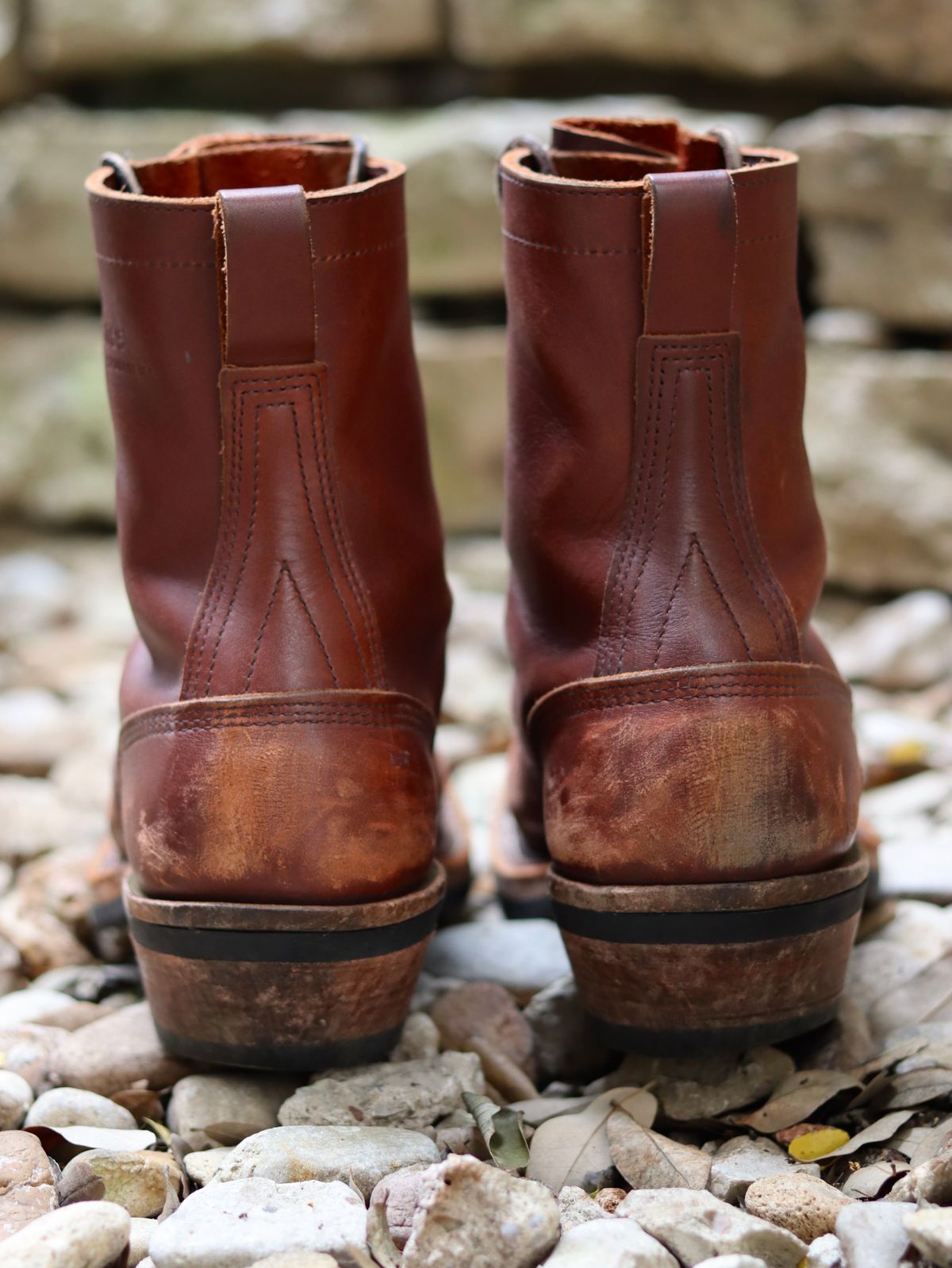 Photo by stepped_in_dookie_again on April 1, 2025 of the White's Packer in Seidel Red Dog Oil Tan.