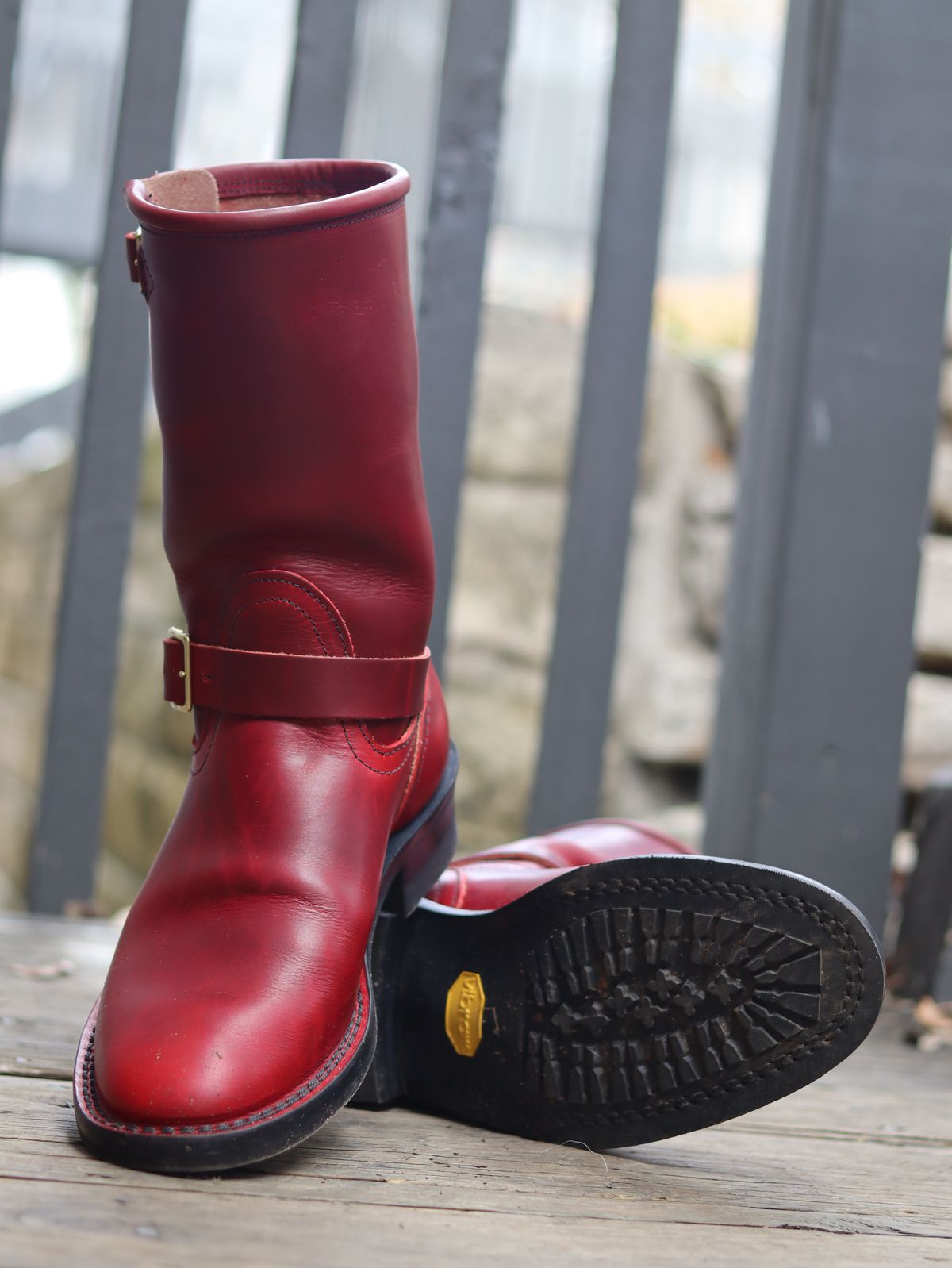 Photo by stepped_in_dookie_again on February 18, 2026 of the Nicks Brakeman in Wickett & Craig Crimson Double Stuffed.