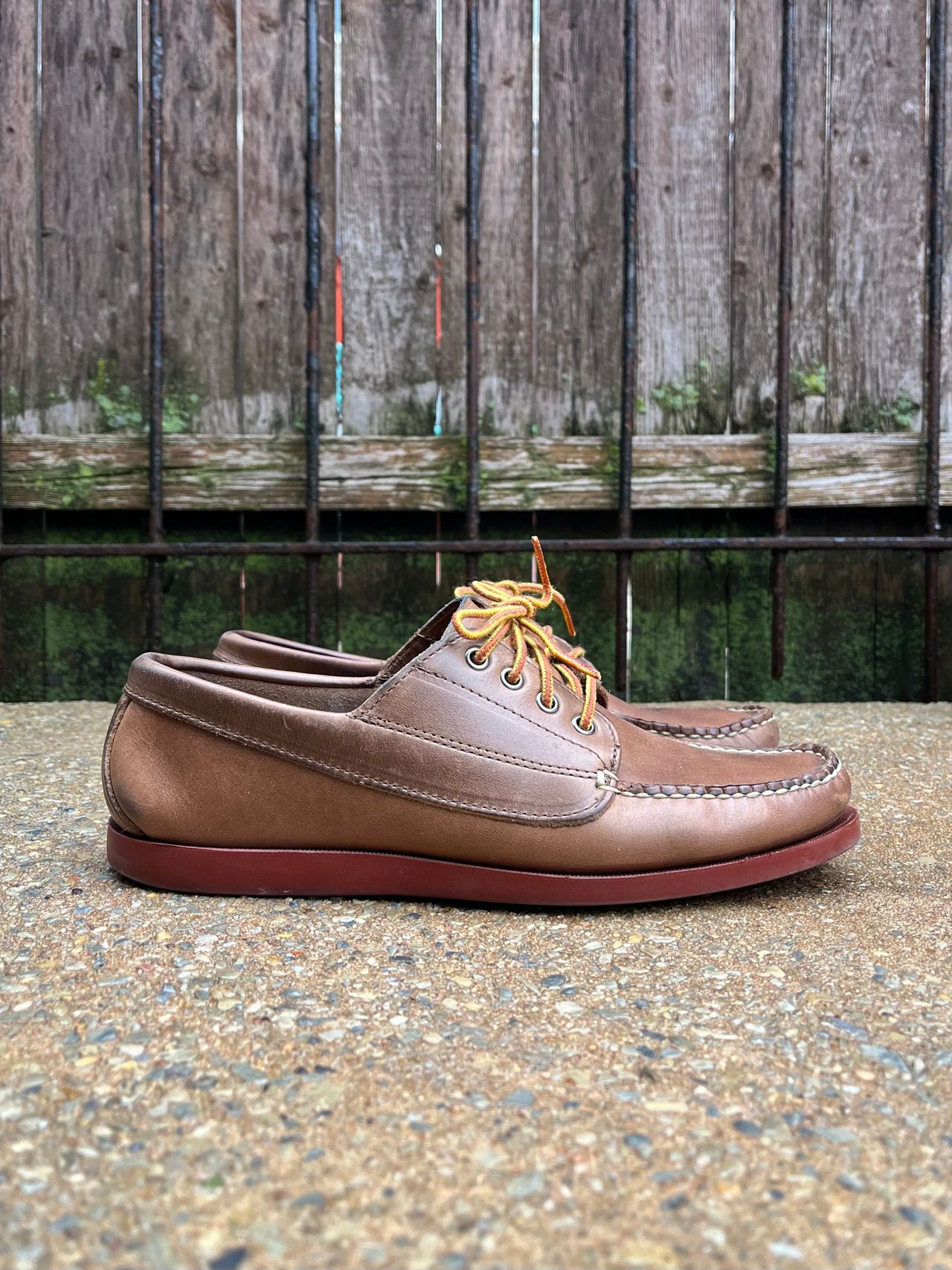 Rancourt & Co. Classic Ranger-Moc in Horween Natural Chromexcel ...