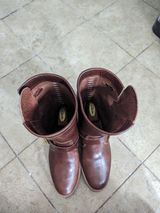 Prof Barnets Neocliffwood Boots in Tochigi Jeans #8 Chocolate