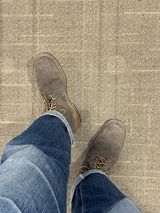 Viberg Country Boot in C.F. Stead Anthracite Waxed Roughout