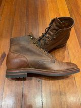 Meermin Service Boot in C.F. Stead Autumn Spice Waxed Kudu