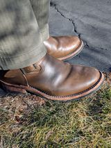Keystone Shoe Company Biker Boot (Engineer) in Horween Dark Brown Latigo