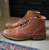 Viberg Service Boot in Shinki Natural Shell Cordovan