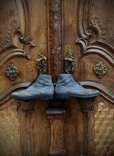 Grant Stone Cap Toe Boot in C.F. Stead Frost Waxed Commander