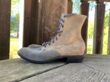 NF Bootmaker Belmont Boot in C.F. Stead Milkshake Desert Oasis Suede & C.F. Stead Flint Waxed Kudu & Horween Tumbled Black Chromexcel & C.F. Stead Lead Grey Suede