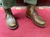 Grant Stone Brass Boot in Incas Jungle Kangaroo