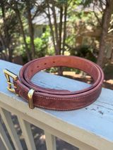 BHHB Leather Belt in Badalassi Carlo Dark Brown Pueblo
