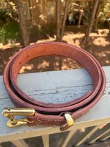 BHHB Leather Belt in Badalassi Carlo Dark Brown Pueblo