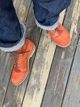 Wesco Jobmaster in Seidel Redwood Oil Tan Roughout