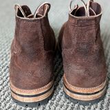Oak Street Bootmakers Field Boot in Seidel Black Walnut Stampede Roughout