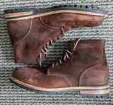 Oak Street Bootmakers Field Boot in Seidel Black Walnut Stampede Roughout
