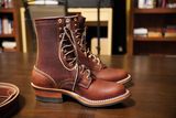 Nicks Lace Up Heritage in Wickett & Craig Buck Brown Double Stuffed
