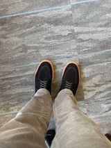 Alden Indy Boot in C.F. Stead Black Janus Calf Suede