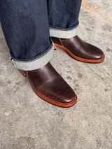 Briselblack The Keeper 'Type 3' Engineer Boots in Maryam Dark Brown Horsebutt