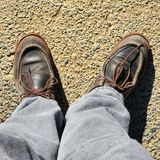 Shonest Tyrolean Shoe in C.F. Stead Storm Waxy Commander Suede