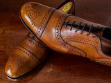 Allen Edmonds Strand in Walnut Calfskin