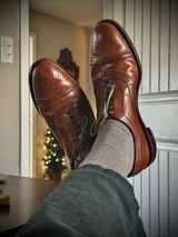 Allen Edmonds Strand in Walnut Calfskin