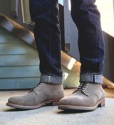 Viberg Halkett in C.F. Stead Light Visone Kudu Roughout