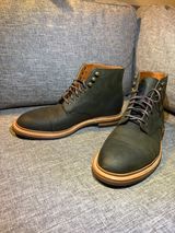 Grant Stone Cap Toe Boot in C.F. Stead Forest Kudu