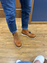Thorogood 8" Moc Toe in Tobacco Gladiator Oil-Tanned