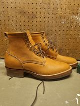 Jakkrabbits Logger Boot in Tochigi Oil Vachetta #1 Light Brown