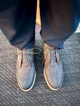 Viberg Bernhard Boot in C.F. Stead Clove Regency Calf & C.F. Stead Flint Repello Calf Suede
