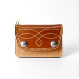 3Mask Craftsmanship Trucker Wallet in Shinki Cognac Shell Cordovan