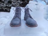 Wolverine 1000 Mile Plain-Toe Boot in Horween Navy Olive Tan