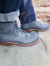 Wolverine 1000 Mile Plain-Toe Boot in Horween Natural Olive Tan