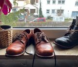 Red Wing Work Oxford in S.B. Foot Brick Settler