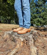 Prof Barnets Billy Boots in Shinki Natural Shrunken Horsebutt