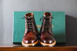 Rancourt & Co. Porter Boot in Horween Espresso Shell Cordovan