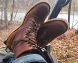 Nicks MTO in Law Tanning Brown Roughout Shruken Bison