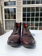 Alden Medallion Cap Toe Boot in Horween Color 8 Shell Cordovan
