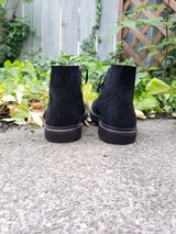 Oak Street Bootmakers Field Boot in Seidel Black Oiled Congo Shrunken Bison Roughout
