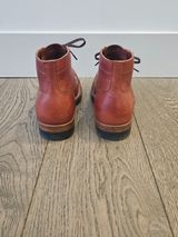 Iron Boots Pitman in Maryam Brick Red Hand-Dyed Horsehide